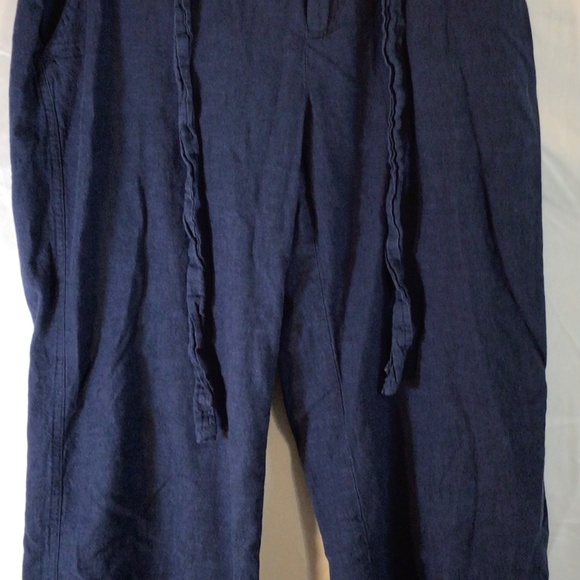Liz Claiborne  cropped linen blend pants - Picture 7 of 10